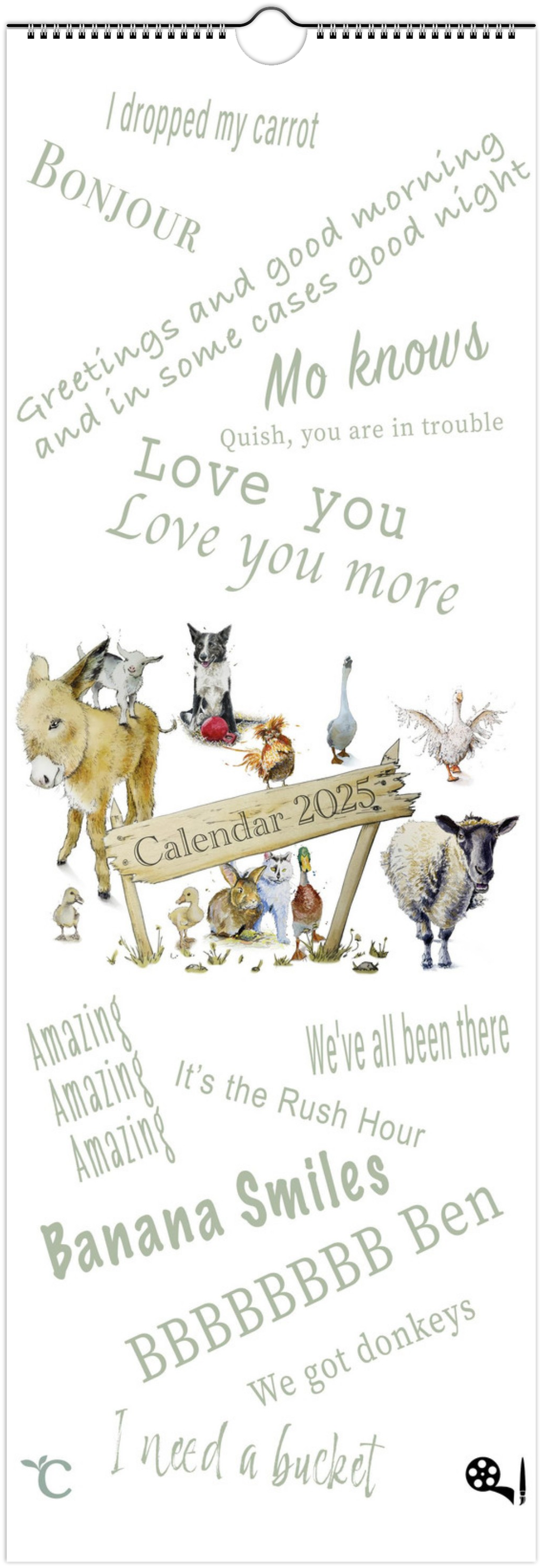 2025 Calendar by Caroline Le Bourgeois